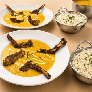 Lamb Chop in Rosemary Curry